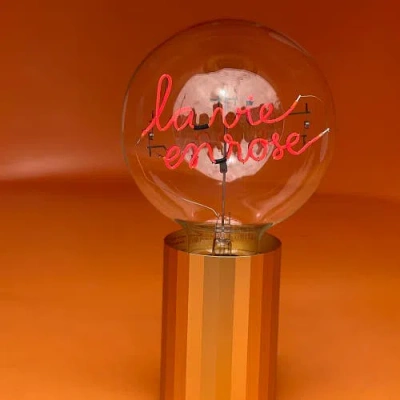 Mitb La Vie En Rose Portable Table Lamp In Green