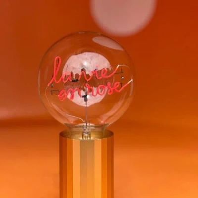 Mitb La Vie En Rose Portable Table Lamp In Black