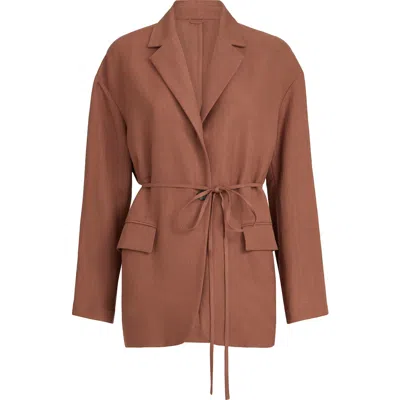 Brunello Cucinelli Monili-embellishment Blazer In Brown