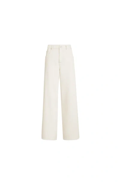 Brunello Cucinelli Monili-loop-detail Trousers In White