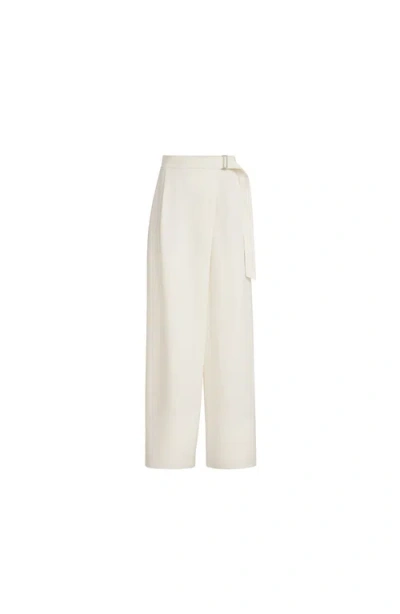 Brunello Cucinelli Sartorial Wrap Trousers In Neutral