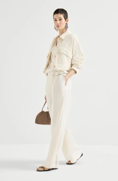 Brunello Cucinelli Sartorial Wrap Trousers In Neutral