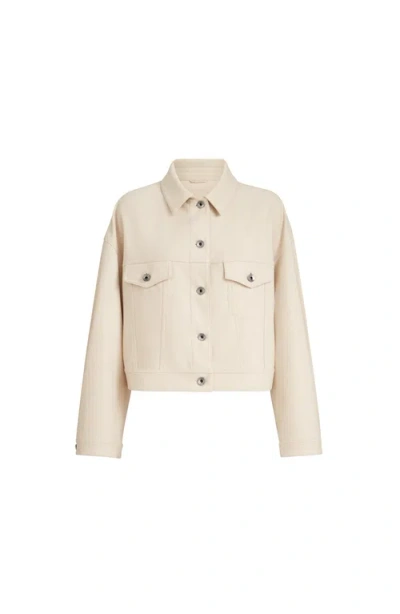 Brunello Cucinelli Lightweight Cloth Outerwear Jacket In Neutral