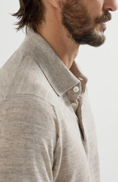 Brunello Cucinelli Short-sleeves Knit Polo Shirt In Gray