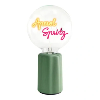 Mitb Aperol Spritz Portable Table Lamp In Green