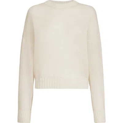 Brunello Cucinelli Mohair And Wool Sweater In Neutral