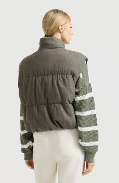 Brunello Cucinelli Twill-weave-fabric Vest In Green