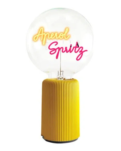Mitb Aperol Spritz Portable Table Lamp In Yellow
