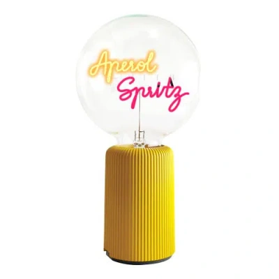 Mitb Aperol Spritz Portable Table Lamp In Yellow