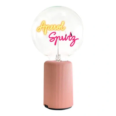 Mitb Aperol Spritz Portable Table Lamp In Pink