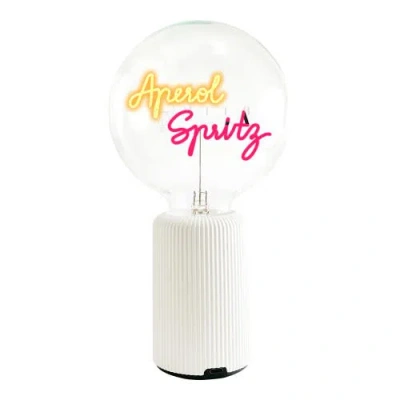 Mitb Aperol Spritz Portable Table Lamp In White