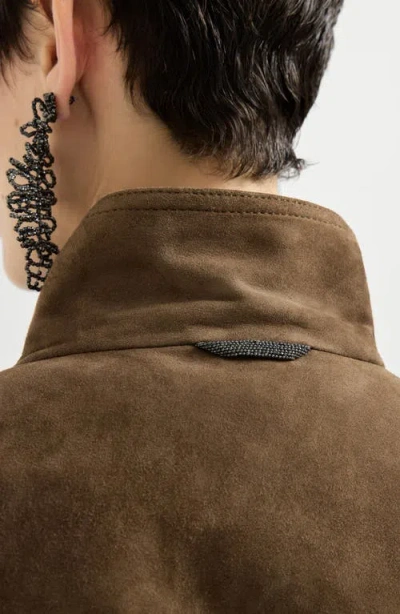 Brunello Cucinelli Monili-detail Front-pocket Vest In Brown