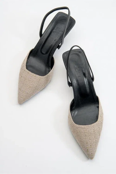 Prologue Shoes Over Pointed Toe Pump In White