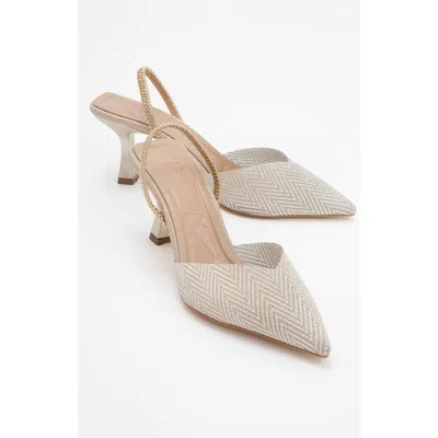 Prologue Shoes Renos Pointed Toe Pump In Multi