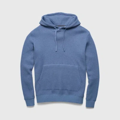 Surfside Supply Co. Ivan Waffle Thermal Hoodie In Blue