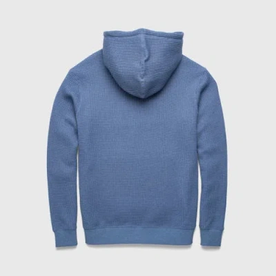 Surfside Supply Co. Ivan Waffle Thermal Hoodie In Blue