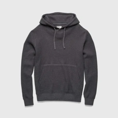 Surfside Supply Co. Ivan Waffle Thermal Hoodie In Gray