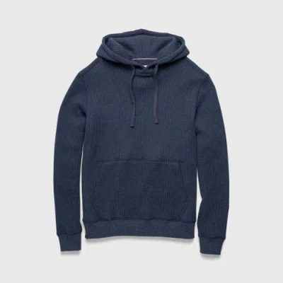 Surfside Supply Co. Ivan Waffle Thermal Hoodie In Blue