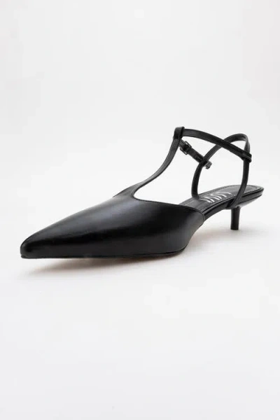 Prologue Shoes Asher Pointed Toe Slingback Pump In Black