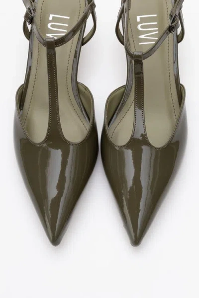 Prologue Shoes Asher Pointed Toe Slingback Pump In Black