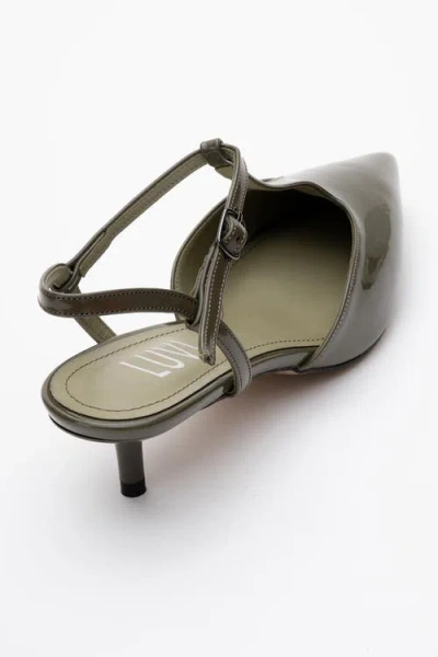 Prologue Shoes Asher Pointed Toe Slingback Pump In Black