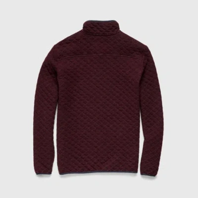 Surfside Supply Co. Ken Quilted Button Mock Neck Sweater