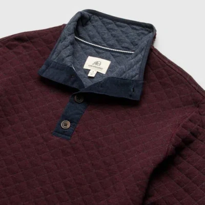 Surfside Supply Co. Ken Quilted Button Mock Neck Sweater
