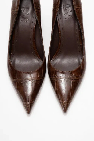 Prologue Shoes Puera Pointed Toe Wedge Pump In Multi