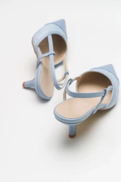 Prologue Shoes Point Pointed Toe Slingback Pump In Animal Print