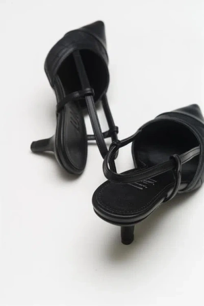 Prologue Shoes Point Pointed Toe Slingback Pump In Black