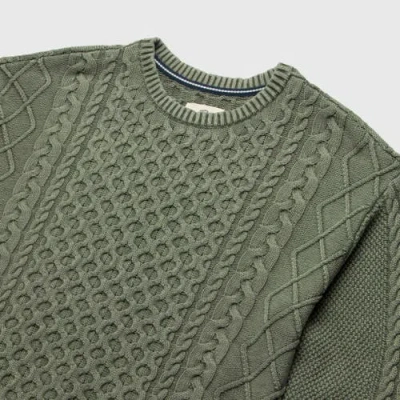 Surfside Supply Co. Eddie Knit Sweater In Green