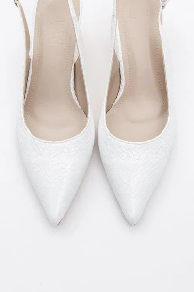 Prologue Shoes Value Pointed Toe Pump In White