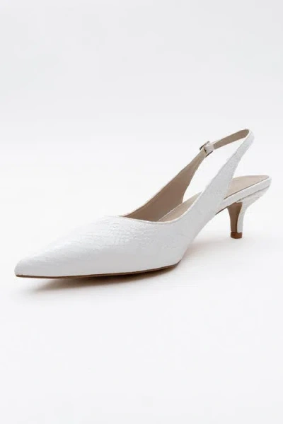 Prologue Shoes Value Pointed Toe Pump In White