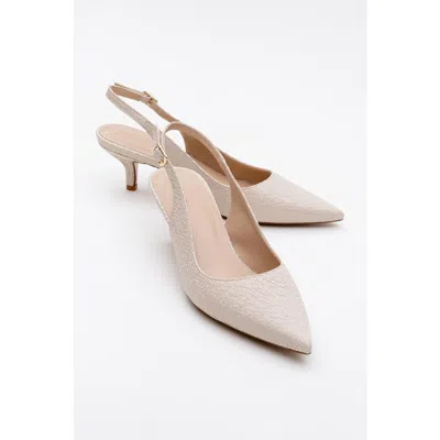 Prologue Shoes Value Pointed Toe Pump In Neutral