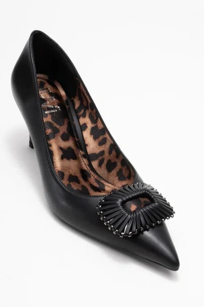 Prologue Shoes Great Buckle Pointed Toe Pump In Multi