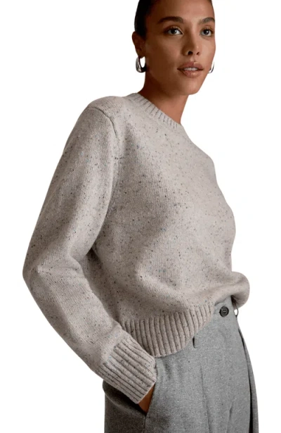 M.m.lafleur Maura Confetti Wool Sweater In Gray
