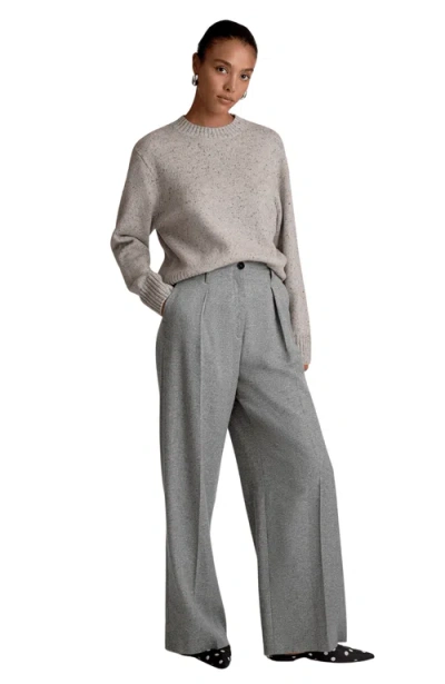 M.m.lafleur Maura Confetti Wool Sweater In Gray