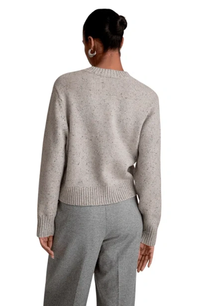 M.m.lafleur Maura Confetti Wool Sweater In Gray