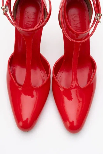 Prologue Shoes Jon T Strap Pump In Red