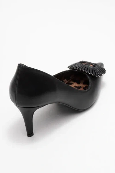 Prologue Shoes Great Buckle Pointed Toe Pump In Multi