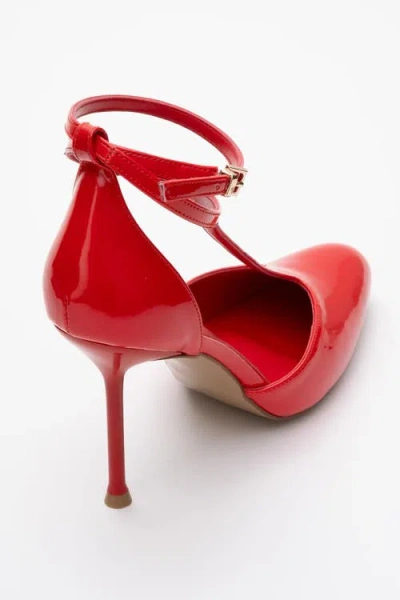 Prologue Shoes Jon T Strap Pump In Red