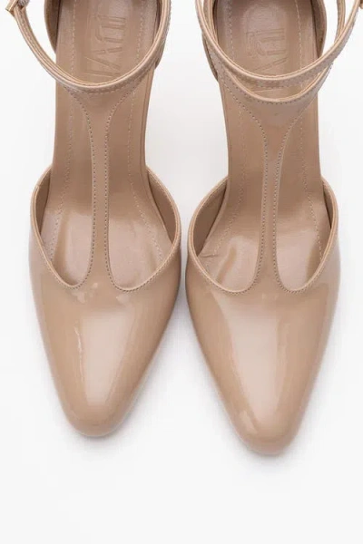 Prologue Shoes Jon T Strap Pump In Brown