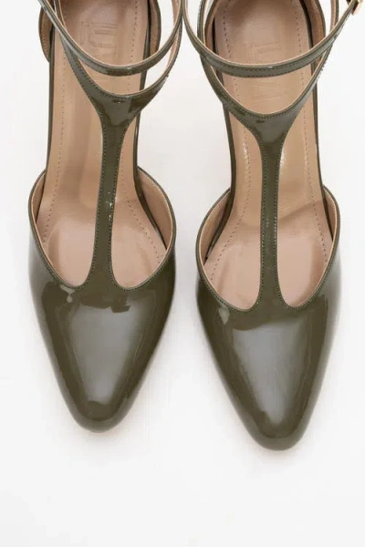 Prologue Shoes Jon T Strap Pump In Green