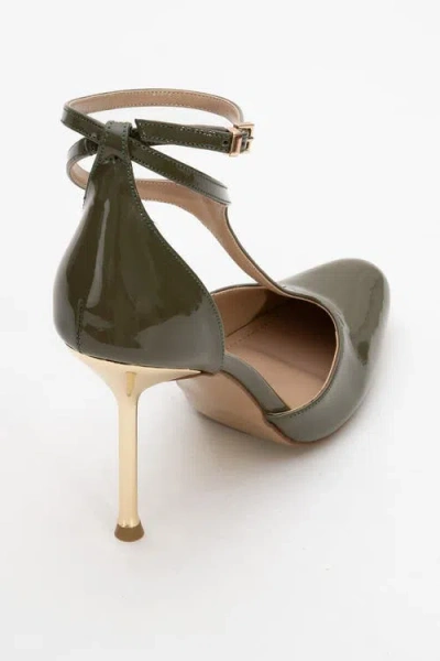 Prologue Shoes Jon T Strap Pump In Green