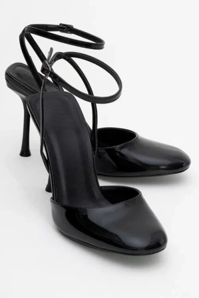 Prologue Shoes Blues Round Toe Ankle Strap Pump In Animal Print