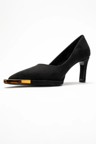 Prologue Shoes Liora Pointed Toe Pump In Black
