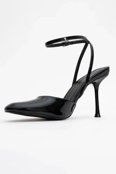 Prologue Shoes Blues Round Toe Ankle Strap Pump In Animal Print