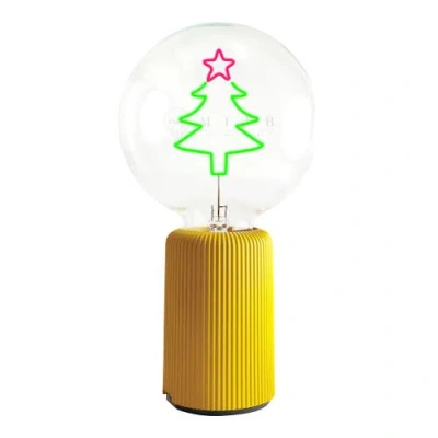 Mitb Xmas Tree Portable Table Lamp In Yellow