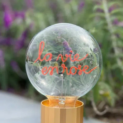 Mitb Rose Portable Table Lamp In Green