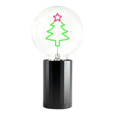 Mitb Xmas Tree Portable Table Lamp In Black